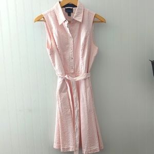 Seersucker Dress with pockets